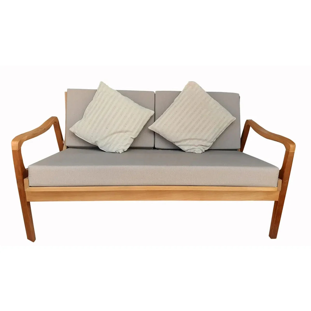 Sofá De Madeira Maciça Demolição Morumbi Com Futon - Marcenaria Bicho do Mato