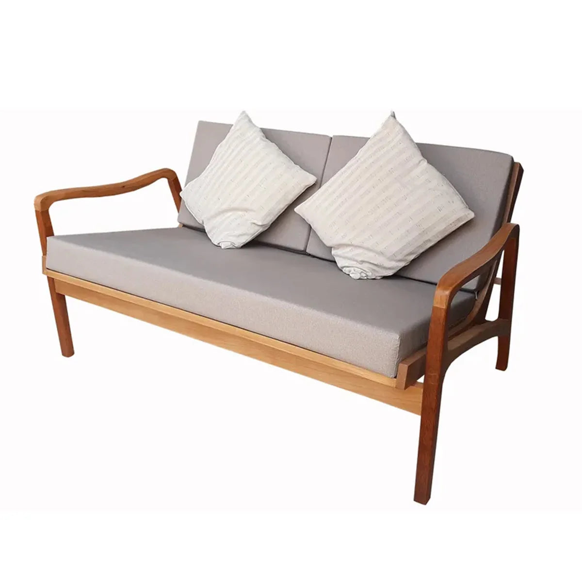 Sofá De Madeira Maciça Demolição Morumbi Com Futon - Marcenaria Bicho do Mato