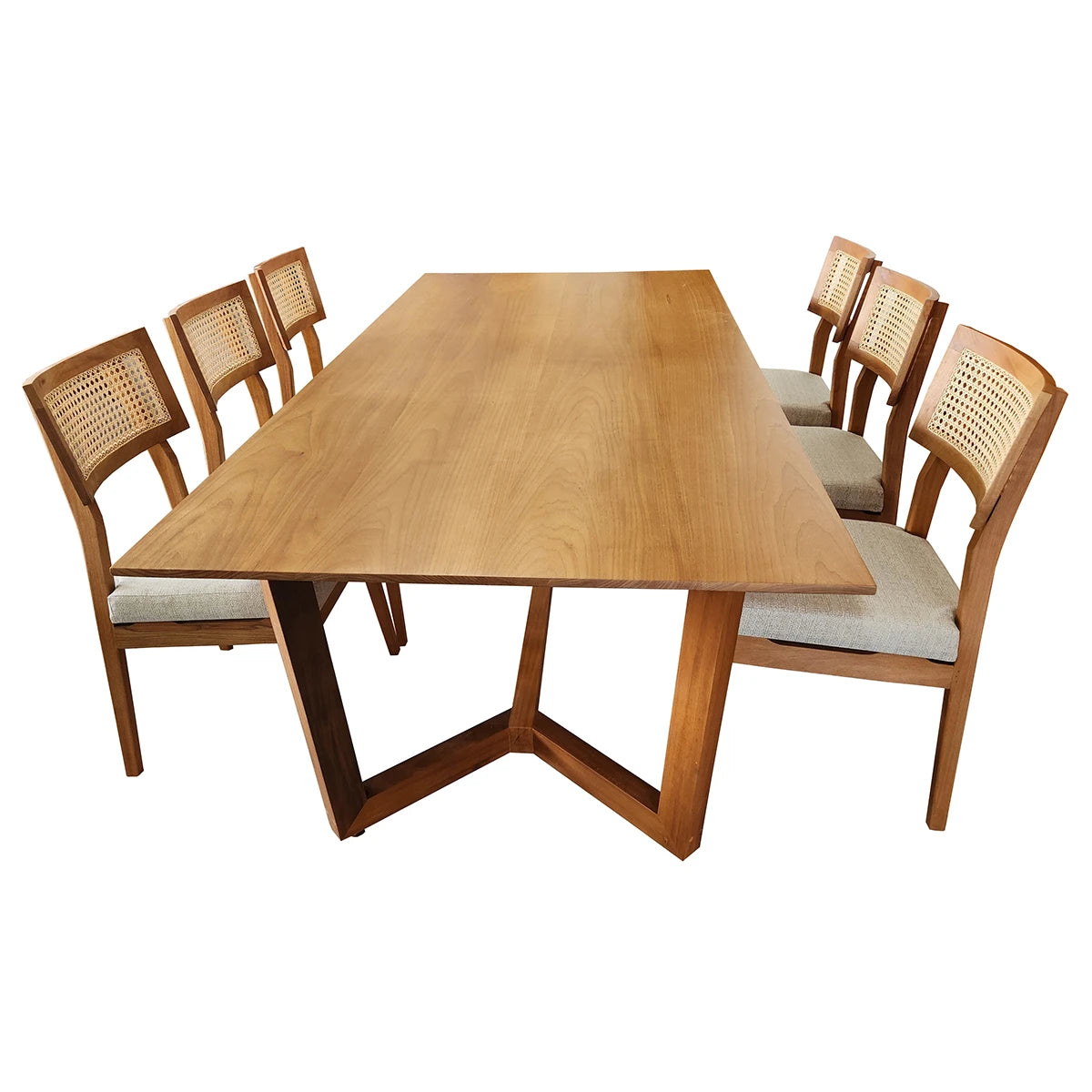 Conjunto mesa de jantar Campinas + Cadeiras Corumbau