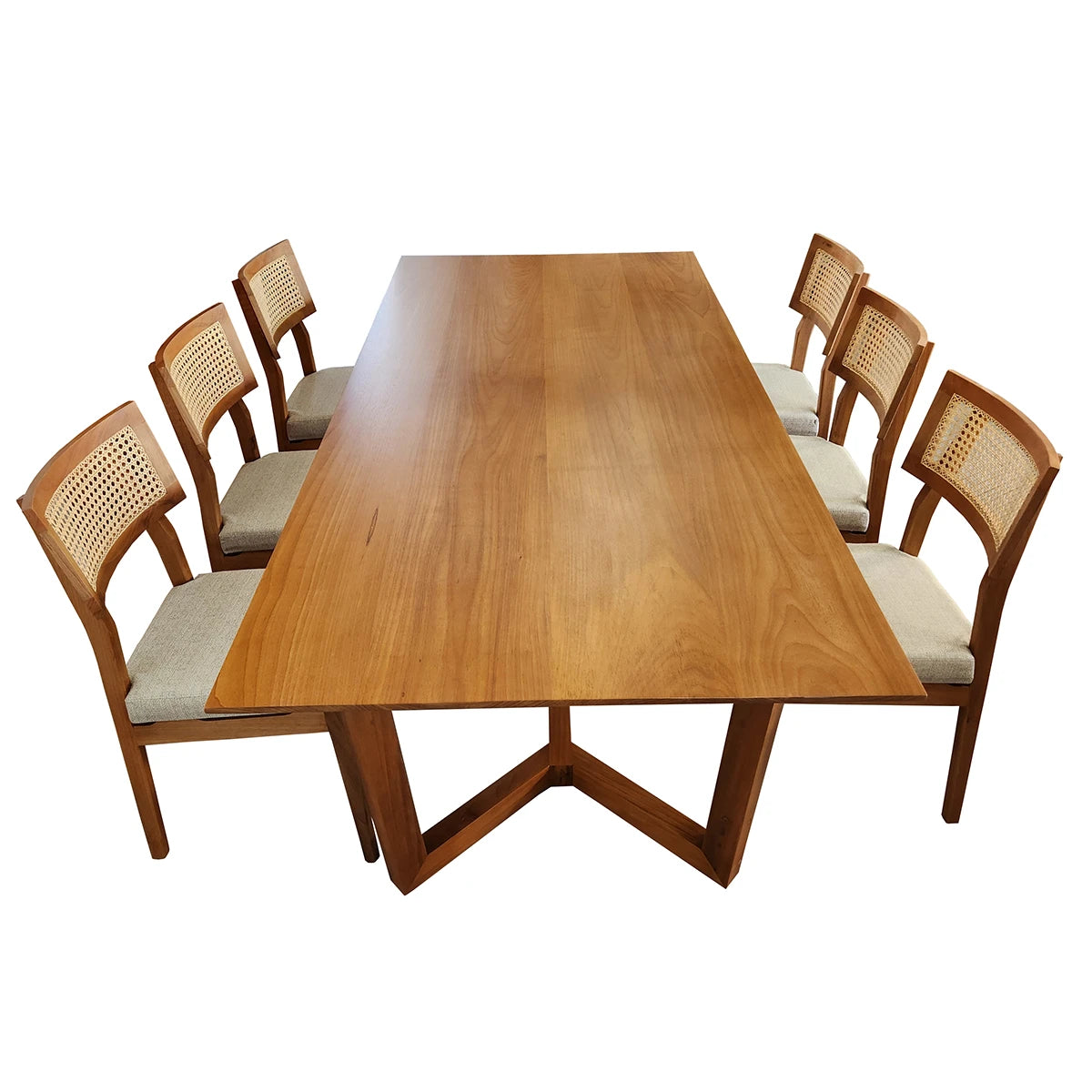 Conjunto mesa de jantar Campinas + Cadeiras Corumbau