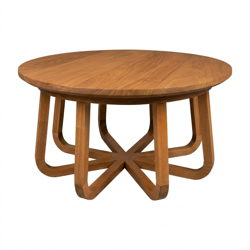 Mesa de Centro em madeira maciça Lótus