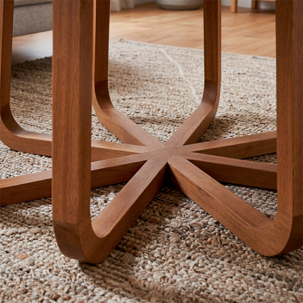 Mesa de Centro em madeira maciça Lótus