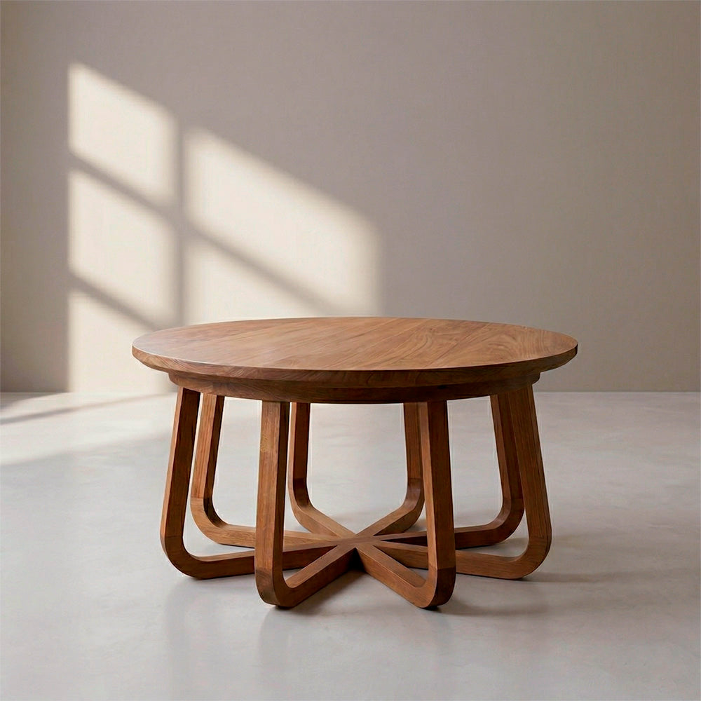 Mesa de Centro em madeira maciça Lótus